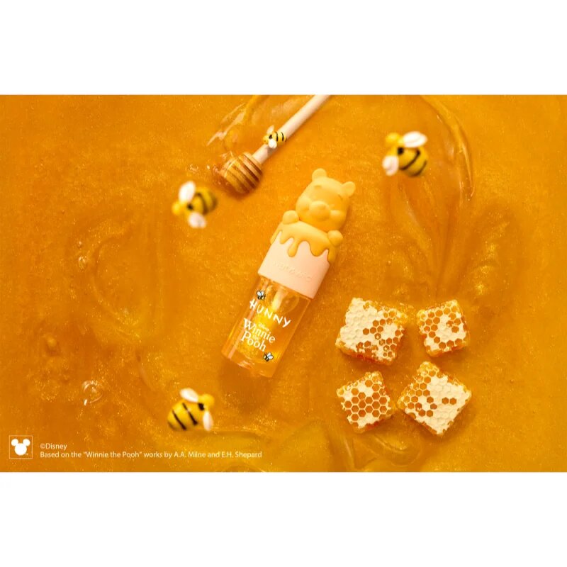 Wet N Wild Winnie the Pooh Buzz Buzz Hunny блясък за устни с блестящи частици аромати Bee Sweet (Honey) 4.5 мл.
