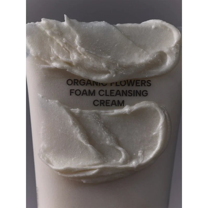 WHAMISA Organic Flowers Foam Cleansing Cream почистваща крем- пяна за дълбоко почистване 150 мл.