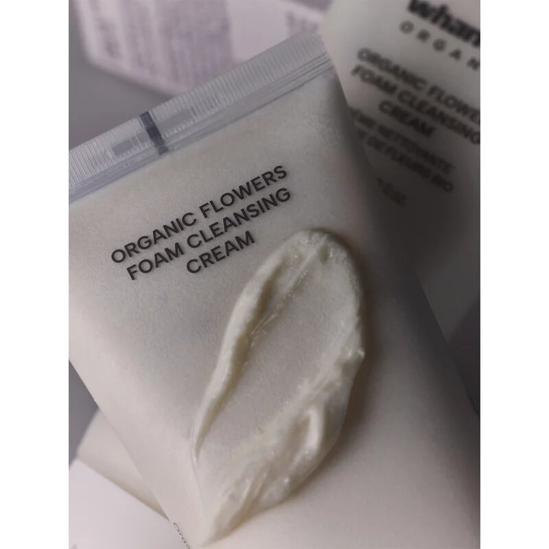 WHAMISA Organic Flowers Foam Cleansing Cream почистваща крем- пяна за дълбоко почистване 150 мл.