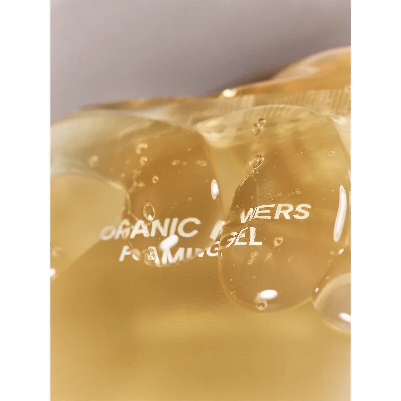 WHAMISA Organic Flowers Foaming Gel успокояващ почистващ гел-пяна 150 мл.