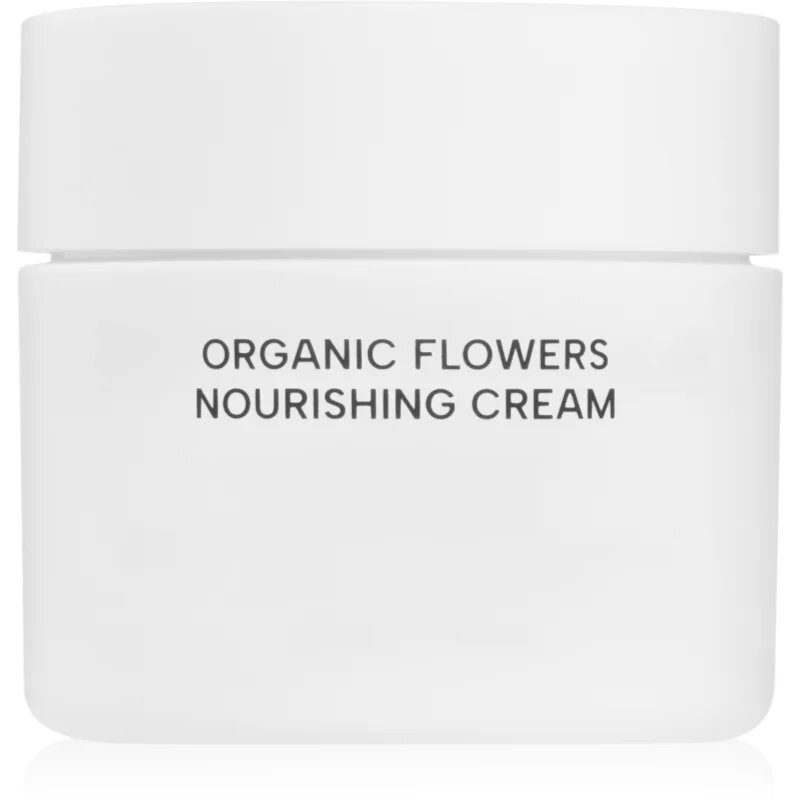 WHAMISA Organic Flowers Nourishing Cream подхранващ крем за лице с лифтинг и стягащ ефект 50 мл.