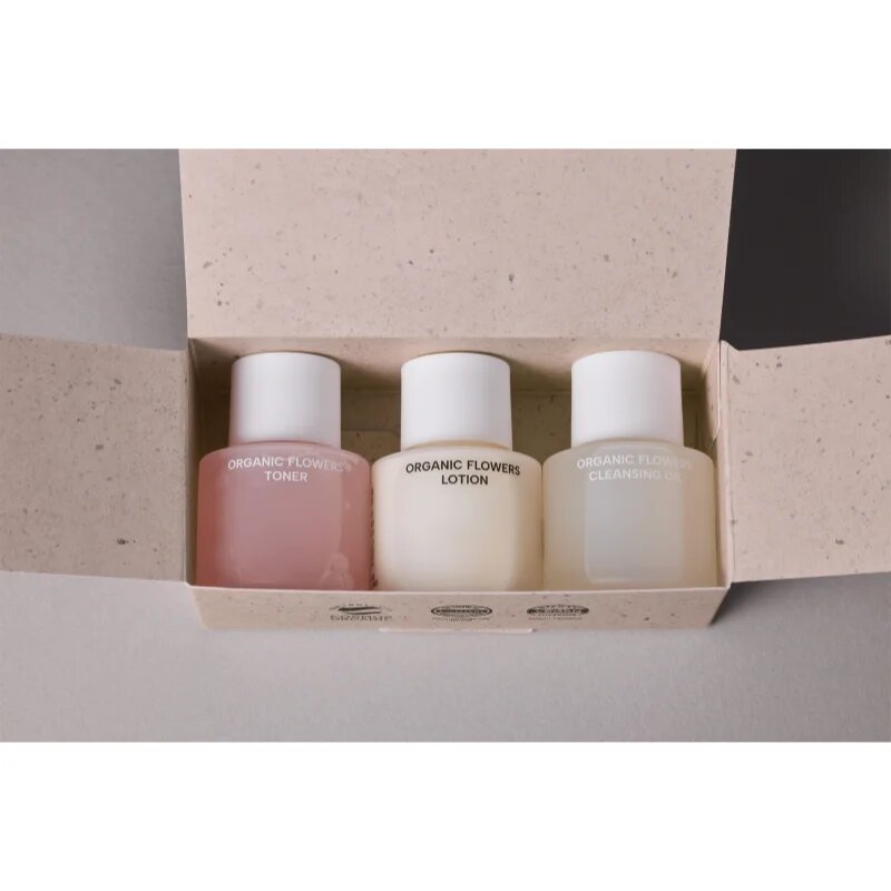 WHAMISA Organic Flowers Renewal Miniature Kit подаръчен комплект за перфектна кожа
