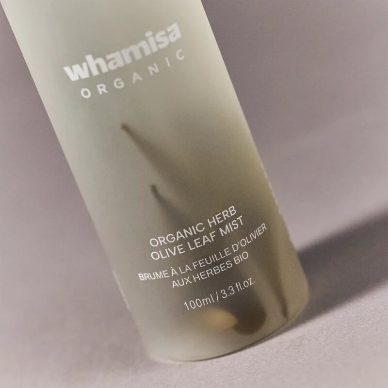 WHAMISA Organic Herb Olive Leaf Mist ултранежна мъгла за успокояване на кожата 100 мл.