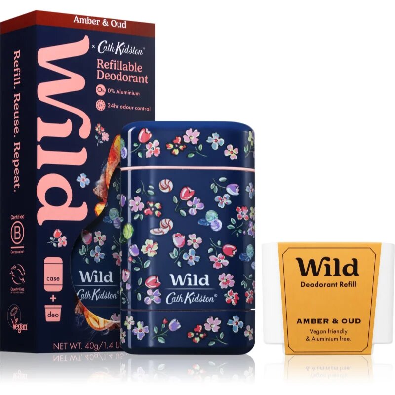 Wild Amber & Oud Marble Ditsy Case дезодорант стик с калъфка 40 гр.