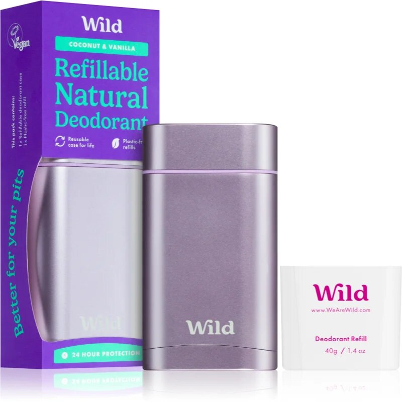 Wild Coconut & Vanilla Purple Case дезодорант стик с калъфка 40 гр.