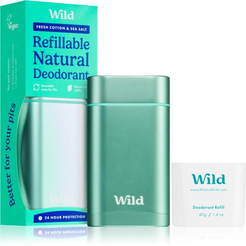 Wild Fresh Cotton & Sea Salt Aqua Case дезодорант стик с калъфка 40 гр.