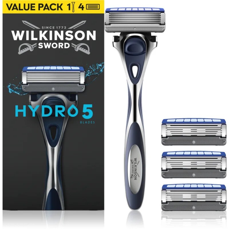 Wilkinson Sword Hydro5 самобръсначка + резервни остриета 4 бр
