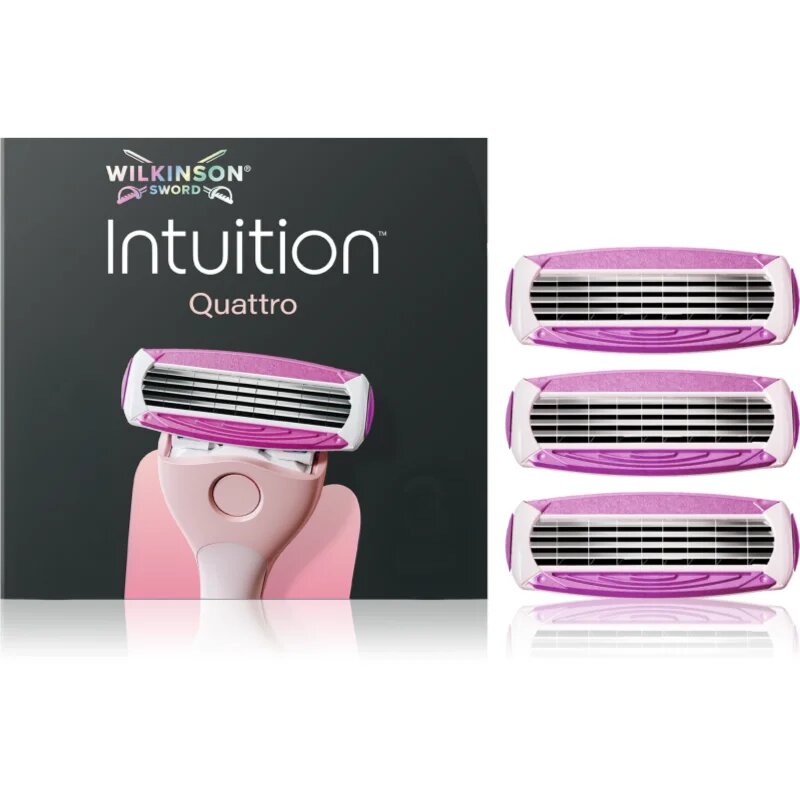 Wilkinson Sword Intuition Quattro сменяеми глави 3 бр.