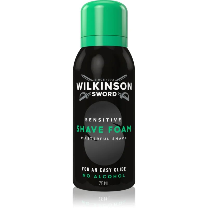Wilkinson Sword Sensitive Shave Foam пяна за бръснене за мъже 75 мл.