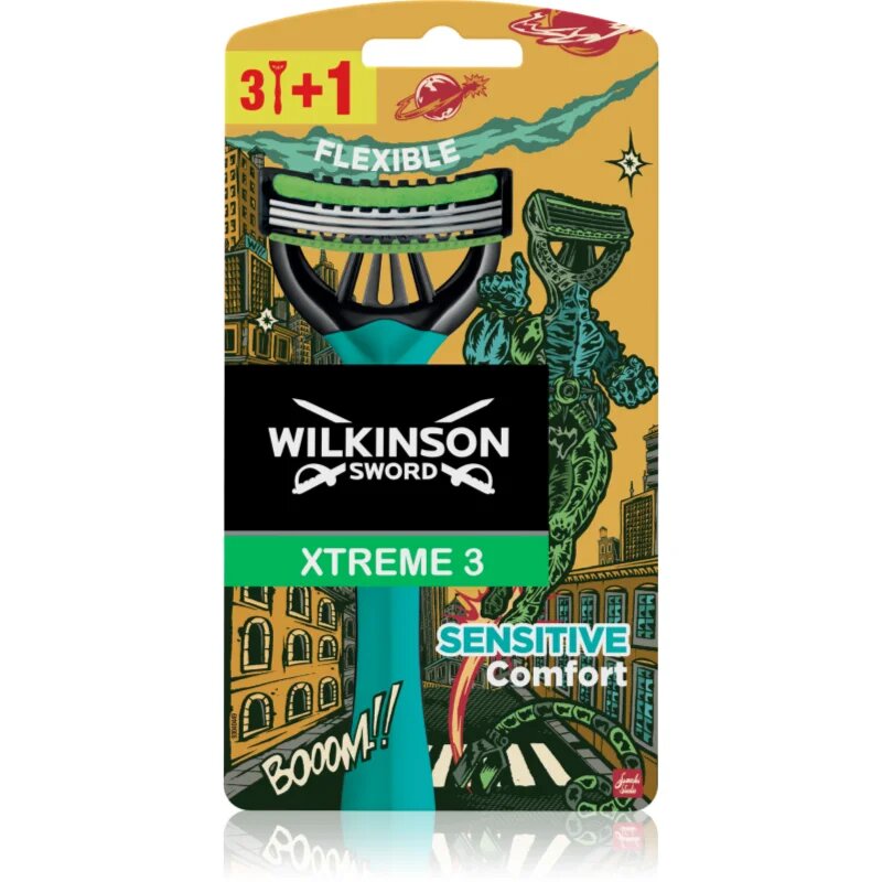 Wilkinson Sword Xtreme 3 Sensitive Comfort самобръсначки за еднократна употреба за мъже 4 бр.