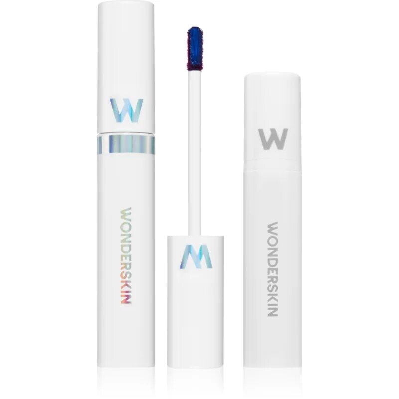 WONDERSKIN Wonder Blading Lip Stain Kit белещо се червило + активатор цвят First Kiss 4 мл.