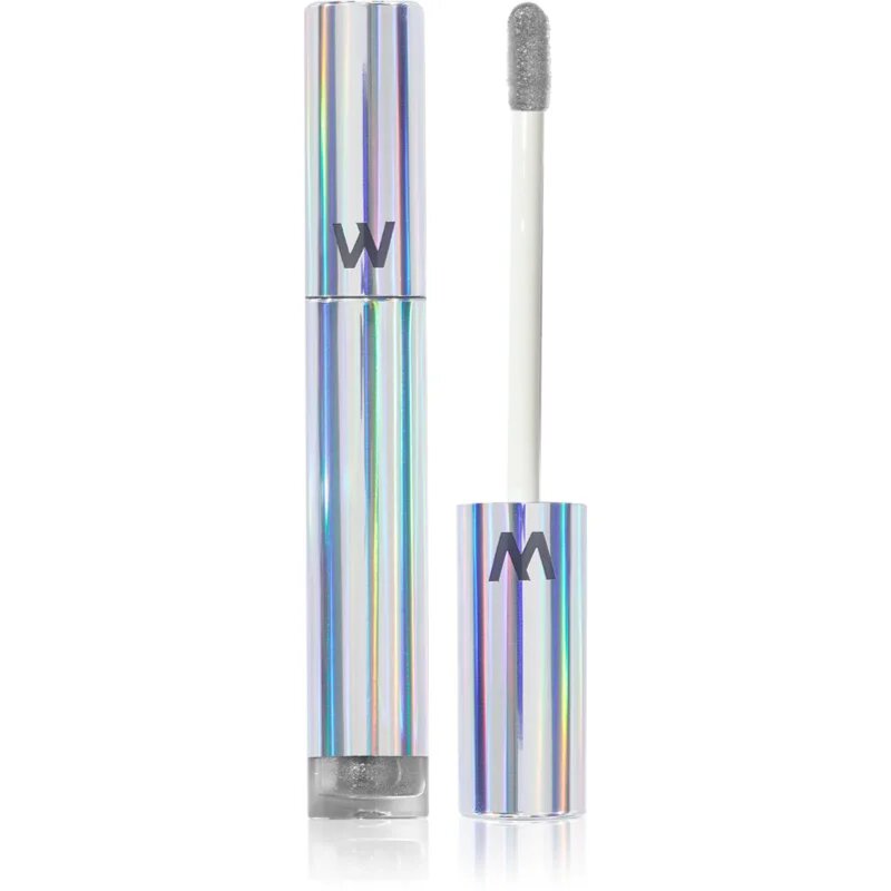 WONDERSKIN Wonder Blading Top Gloss блясък за устни с блясък цвят Silver Glitter 4 мл.