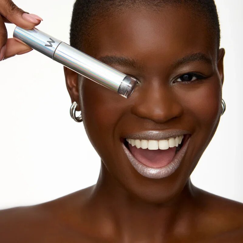WONDERSKIN Wonder Blading Top Gloss блясък за устни с блясък цвят Silver Glitter 4 мл.