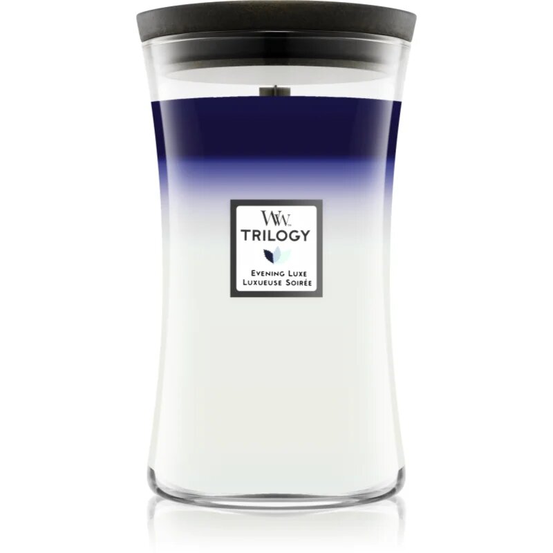 Woodwick Evening Luxe ароматна свещ с дървен фитил 610 гр.