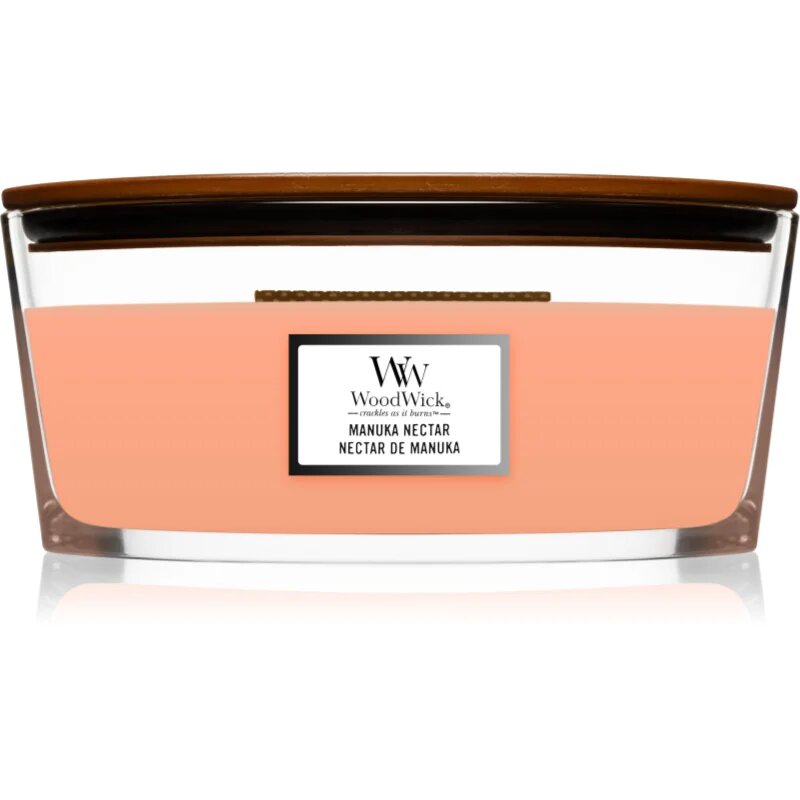 Woodwick Manuka Nectar ароматна свещ с дървен фитил (hearthwick) 4536 гр.