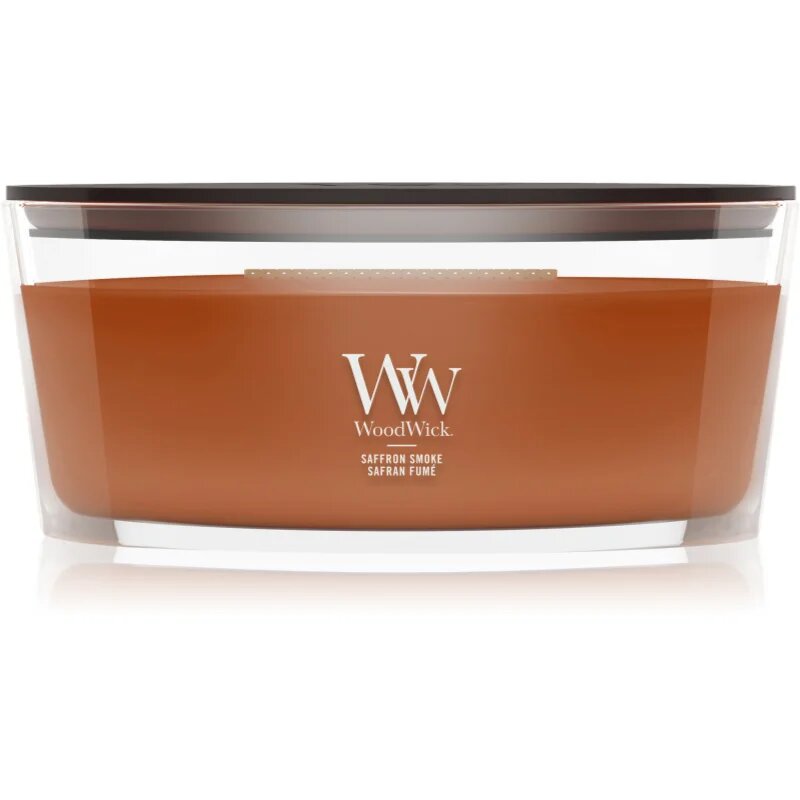 Woodwick Saffron Smoke ароматна свещ с дървен фитил 453.6 гр.