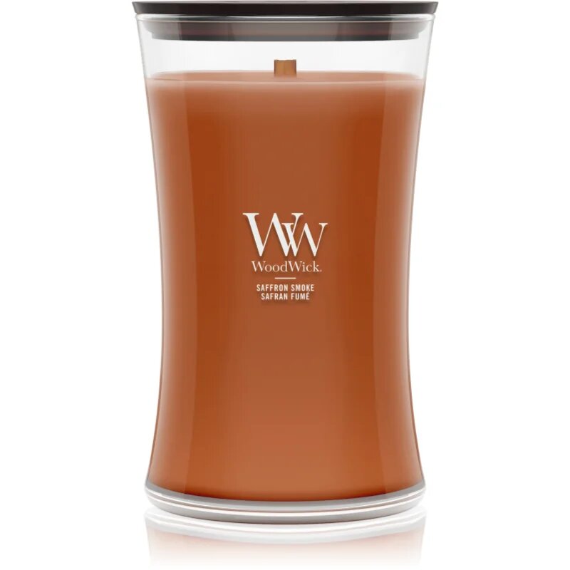 Woodwick Saffron Smoke ароматна свещ с дървен фитил 610 гр.