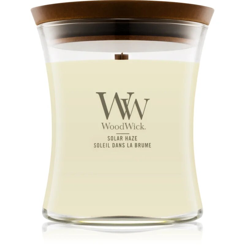 Woodwick Solar Haze ароматна свещ с дървен фитил 275 гр.