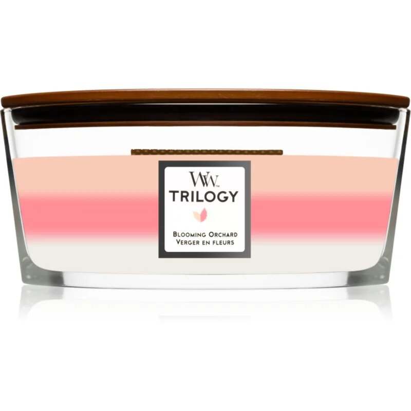 Woodwick Trilogy Blooming Orchard ароматна свещ 453.6 гр.