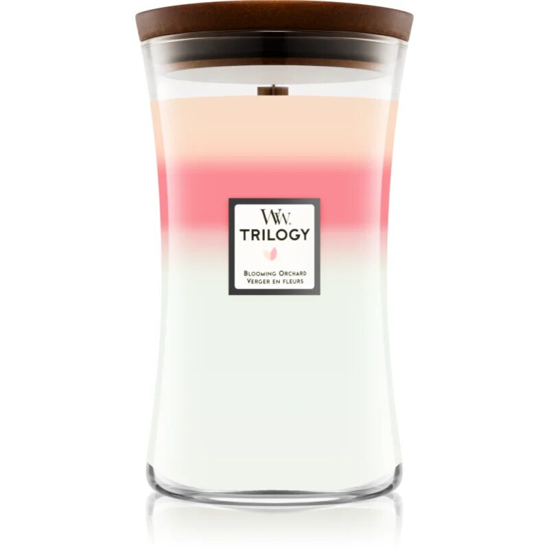 Woodwick Trilogy Blooming Orchard ароматна свещ 609.5 гр.