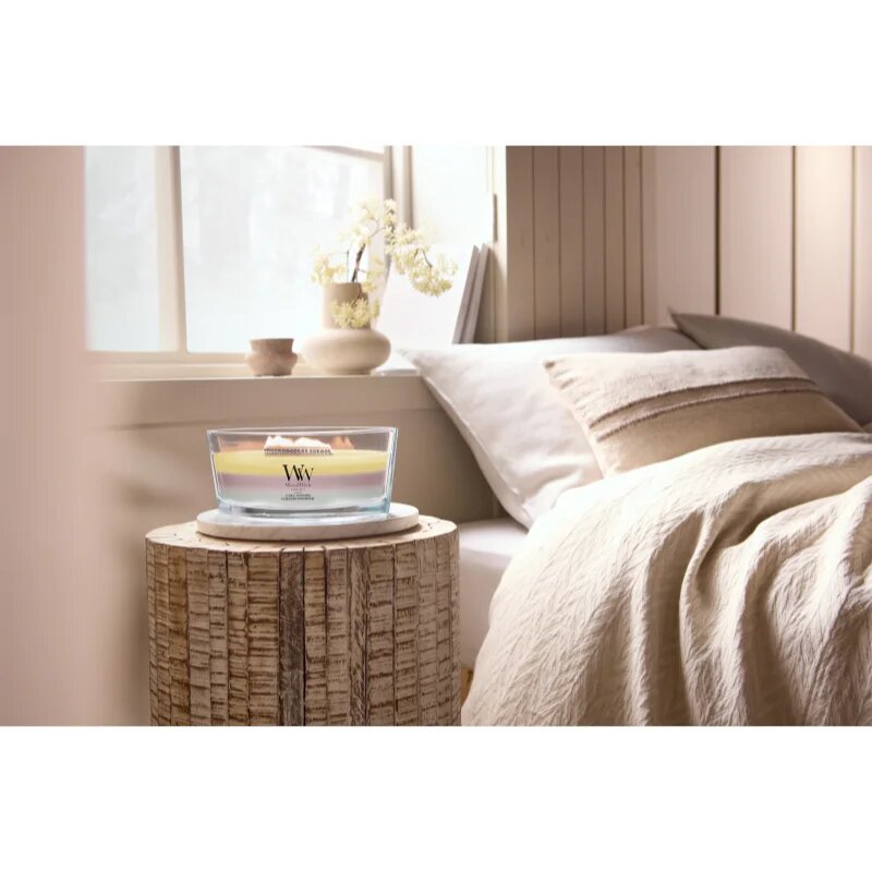 Woodwick Trilogy Floral Blossoms ароматна свещ с дървен фитил 453.6 гр.