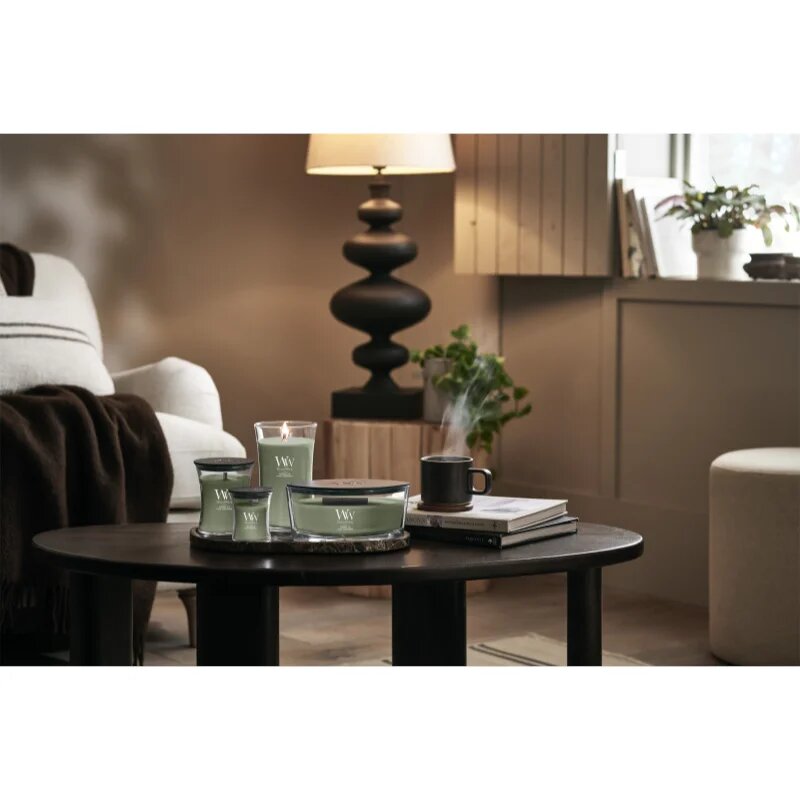 Woodwick Verdant Fig ароматна свещ с дървен фитил 610 гр.