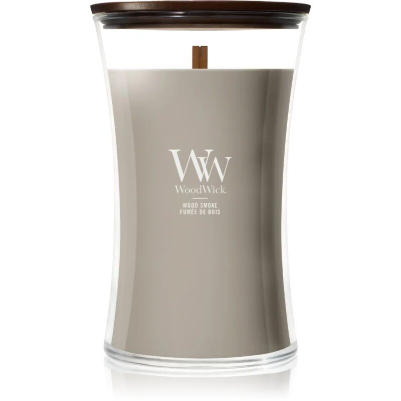 Woodwick Wood Smoke ароматна свещ с дървен фитил 610 гр.