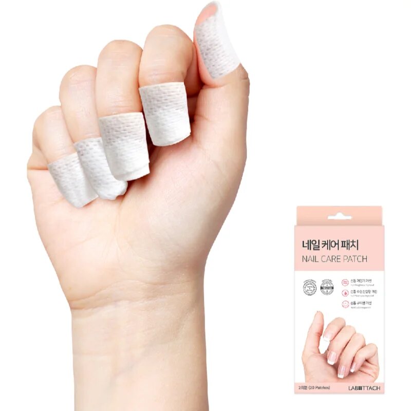 Wooshin Labottach Nail Patch възстановяващи лепенки с хидрогел за нокти 20 бр.