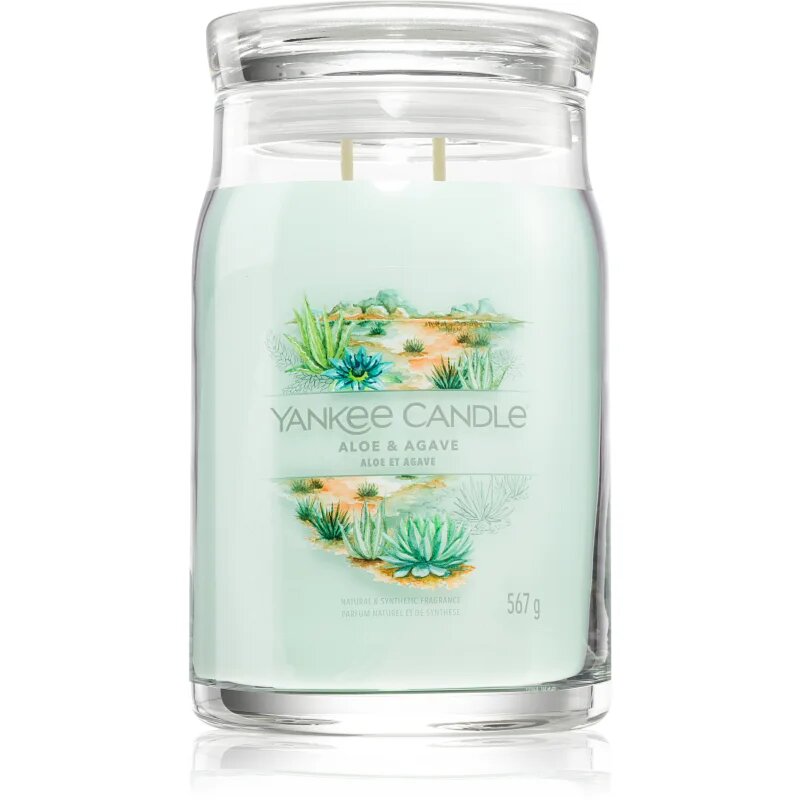 Yankee Candle Aloe & Agave ароматна свещ 567 гр.