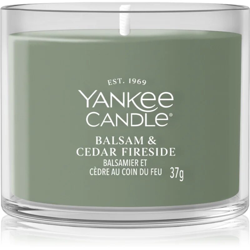 Yankee Candle Balsam & Cedar Fireside вотивна свещ 37 гр.