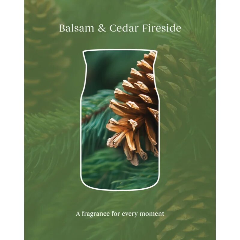 Yankee Candle Balsam & Cedar Fireside вотивна свещ 37 гр.