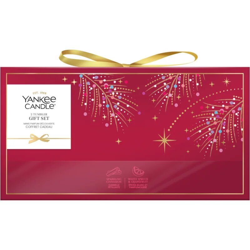Yankee Candle Christmas Collection 2026 2 Tumbler коледен подаръчен комплект 2x142 гр.