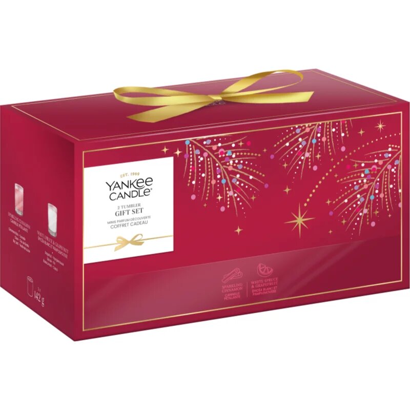 Yankee Candle Christmas Collection 2026 2 Tumbler коледен подаръчен комплект 2x142 гр.