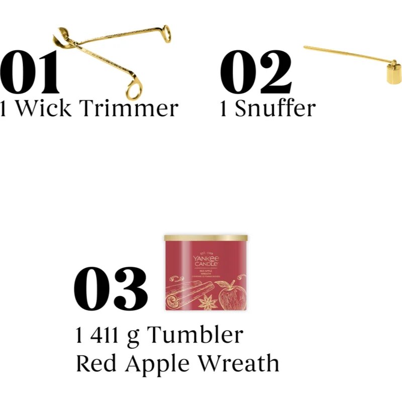 Yankee Candle Christmas Collection 2026 Candle Care Collection коледен подаръчен комплект 1 бр.