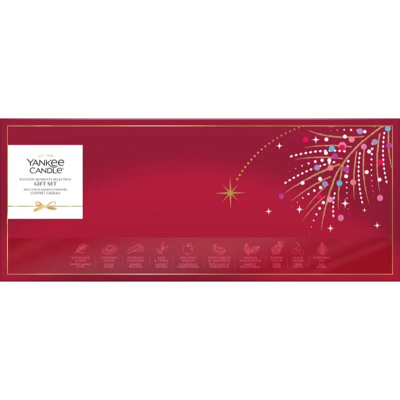 Yankee Candle Christmas Collection 2026 Scented Moments Selection коледен подаръчен комплект 11 бр.
