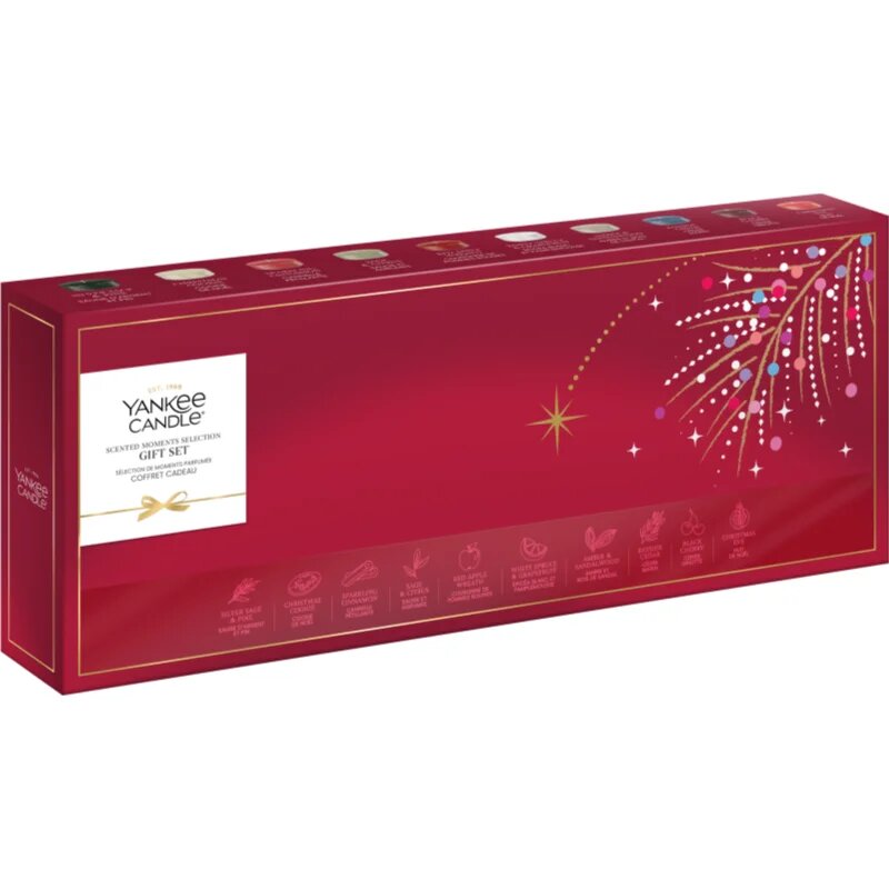 Yankee Candle Christmas Collection 2026 Scented Moments Selection коледен подаръчен комплект 11 бр.