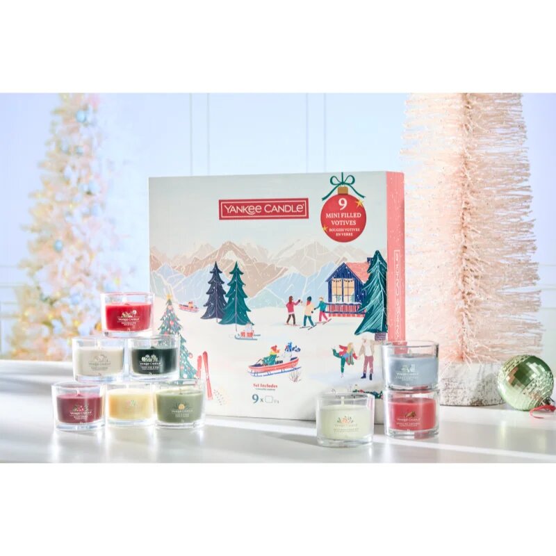 Yankee Candle Christmas Collection 9 Votive Candles подаръчен комплект