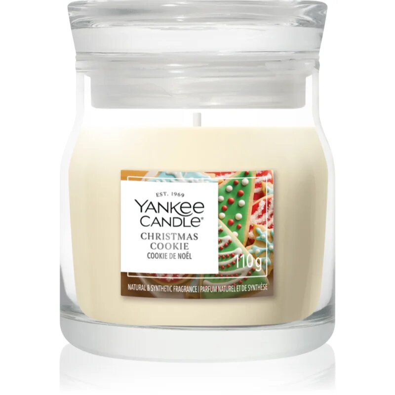Yankee Candle Christmas Cookie ароматна свещ Signature 110 гр.