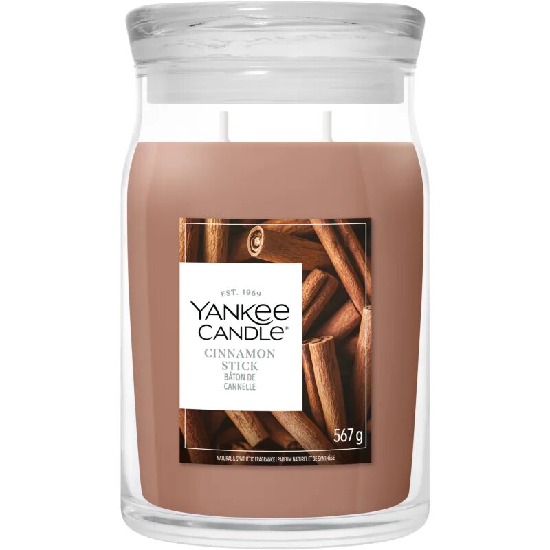 Yankee Candle Cinnamon Stick ароматна свещ Signature 567 гр.