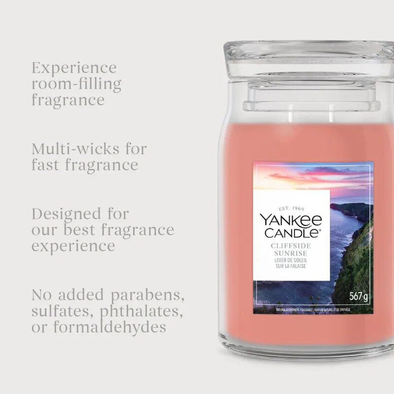 Yankee Candle Cliffside Sunrise ароматна свещ 368 гр.