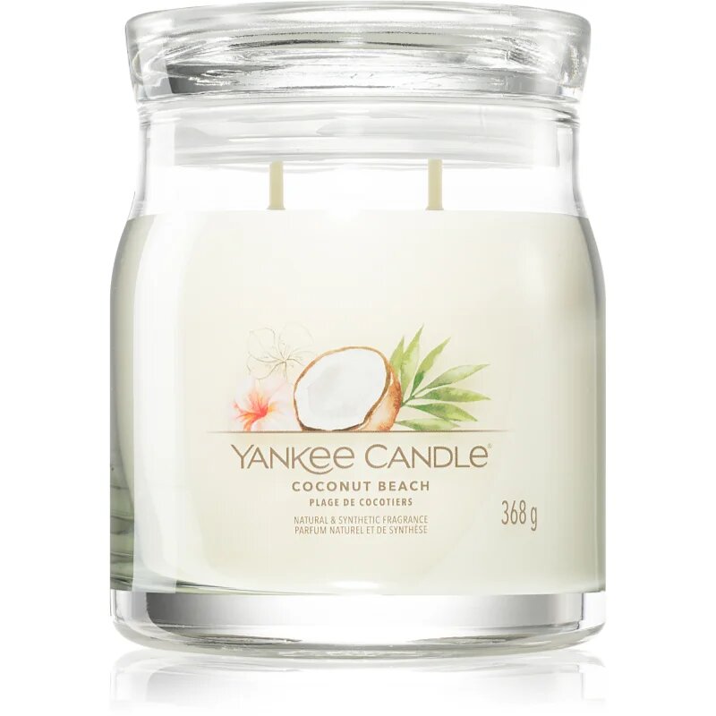 Yankee Candle Coconut Beach ароматна свещ 368 гр.