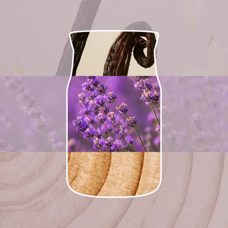 Yankee Candle Dried Lavender & Oak ароматна свещ Signature 110 гр.