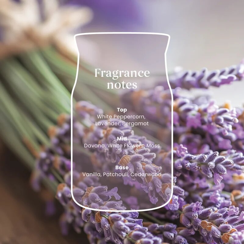 Yankee Candle Dried Lavender & Oak ароматна свещ Signature 110 гр.