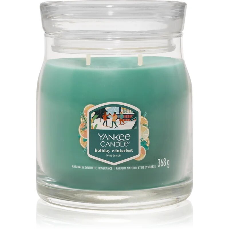 Yankee Candle Holiday Winterfest ароматна свещ Signature 368 гр.