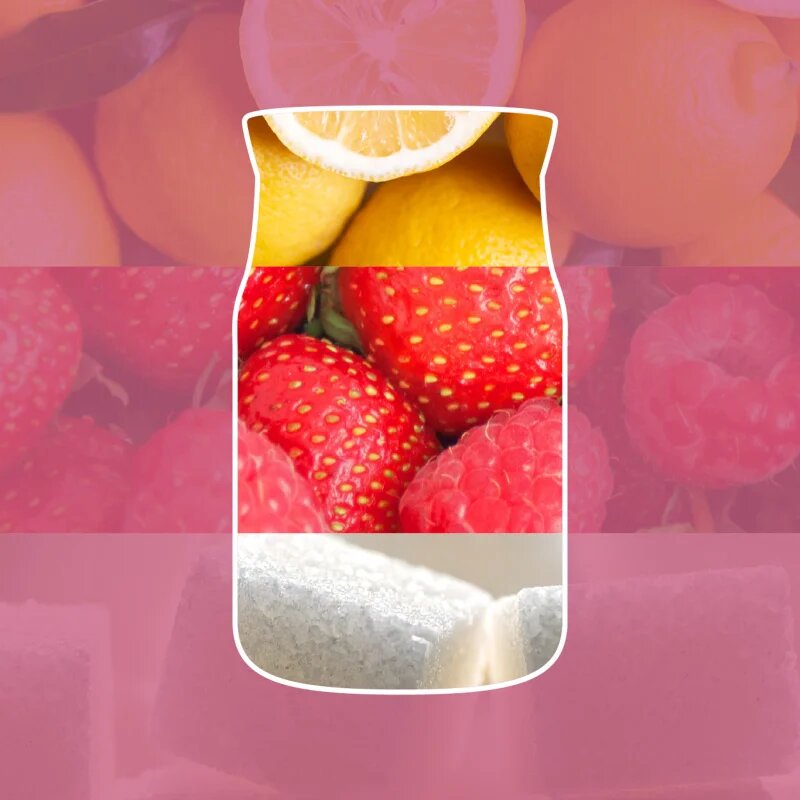 Yankee Candle Iced Berry Lemonade ароматна свещ Signature 110 гр.