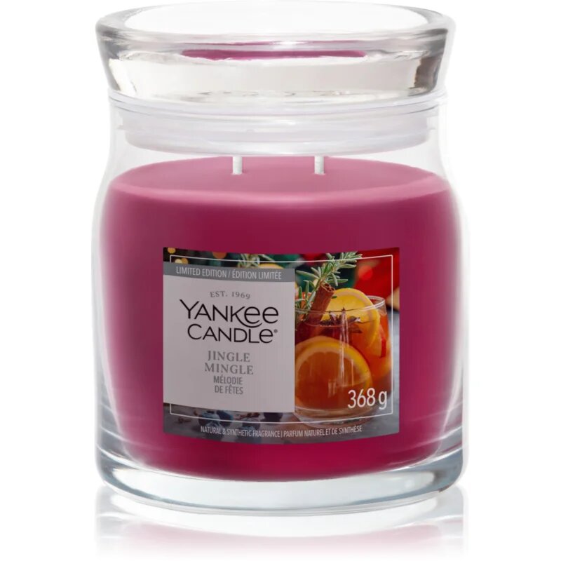 Yankee Candle Jingle Mingle ароматна свещ 368 гр.