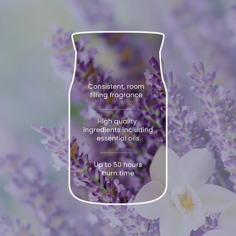 Yankee Candle Lavender Vanilla ароматна свещ 268 гр.