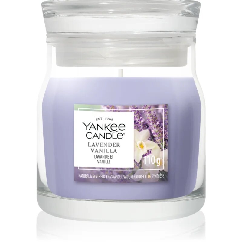 Yankee Candle Lavender Vanilla ароматна свещ Signature 110 гр.