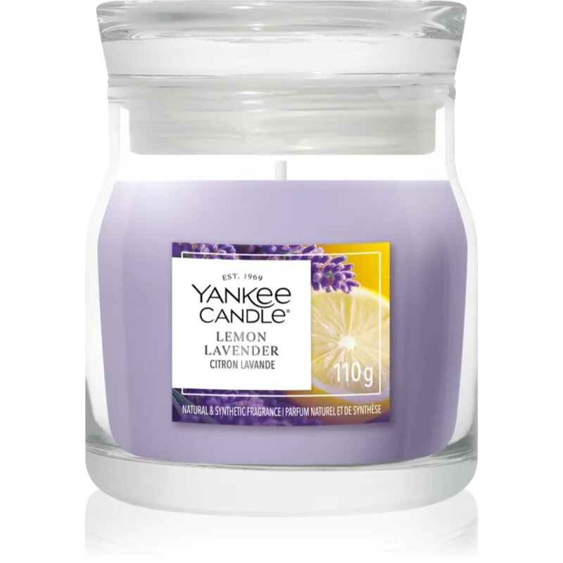 Yankee Candle Lemon Lavender ароматна свещ Signature 110 гр.