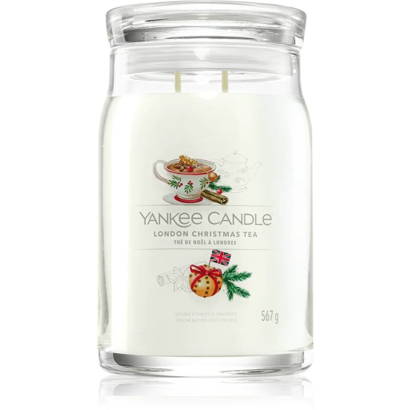 Yankee Candle London Christmas Tea ароматна свещ 567 гр.